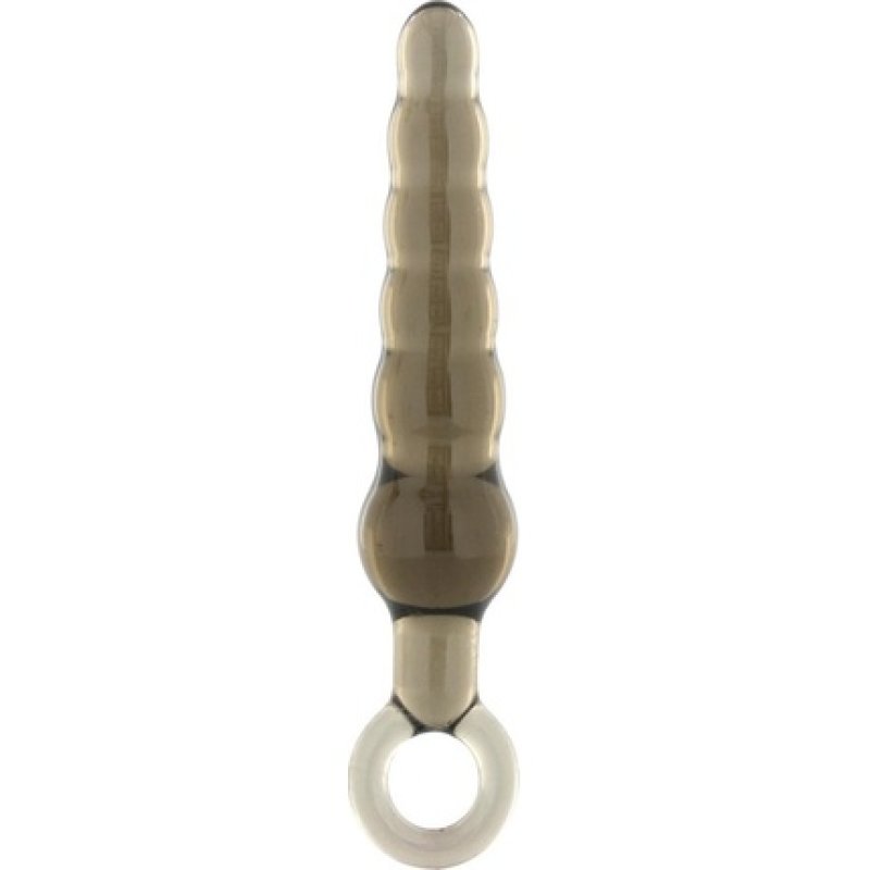 Seven Creations Anal Stick With Ring - Butt Plug - White - 30 Mm