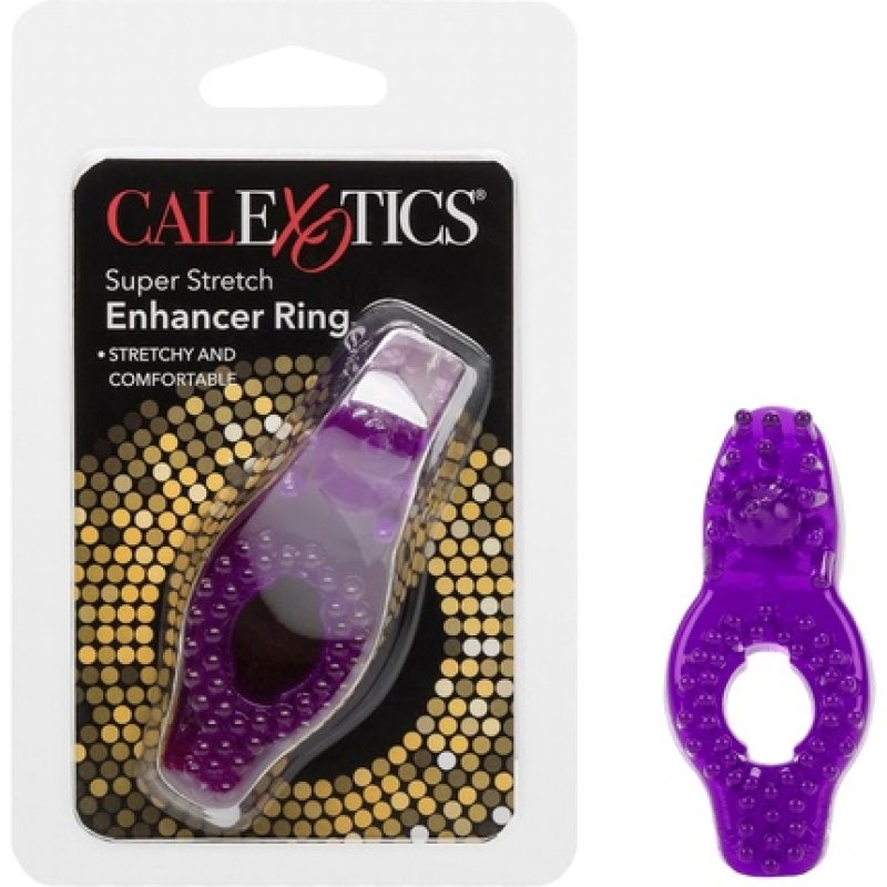 Super Stretch Stimulator Attachment Double Nubbed Violet