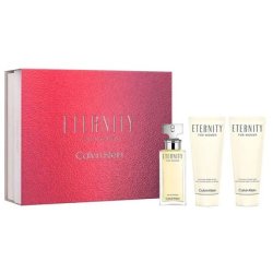 Calvin Klein Eternity Eau De Parfum 100 Ml Body Lotion 100 Ml Eau De Parfum 10 Ml