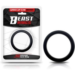 Solid Silicone Penis Ring 42cm Black