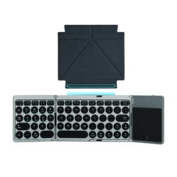 CLAVIER SANS FIL PLIABLE UNIVERSEL AVEC SUPPORT