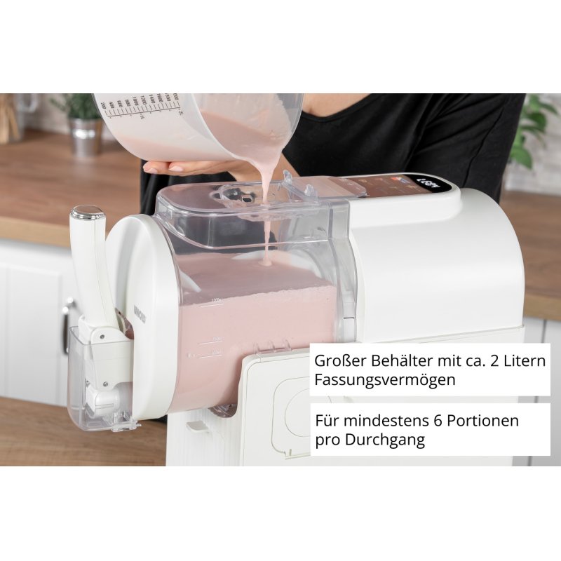 Unold 48965 2in1-Slush und Softeismaschine Sofia Sorbetière pour glace italienne 150 W