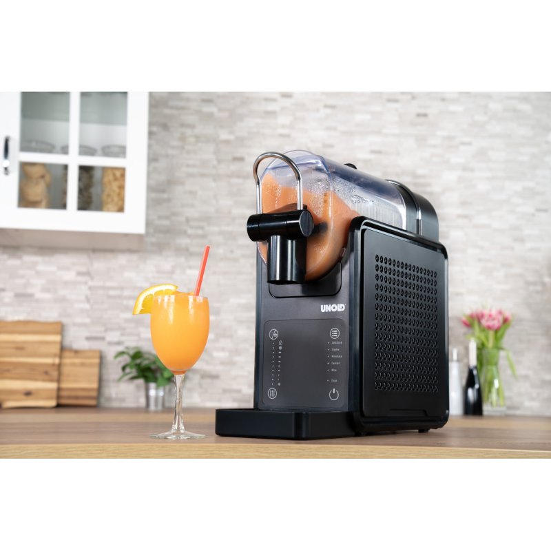Slush-Eismaschine Stella (schwarz, für 2.000ml Slushies oder Milchshakes, 190 Watt)