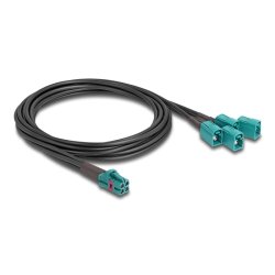 DELOCK Kabel Mini FAKRA Z Buchse quad zu 4 x FAKRA Z Buchse B-Typ