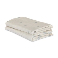 Nuuroo - Josefine bamboo muslin cloth 2-pak - Air ballon dot