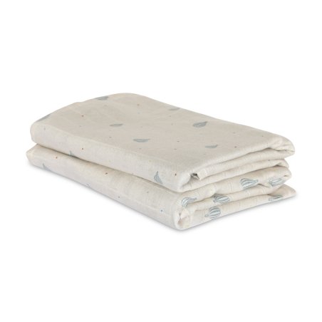 Nuuroo - Josefine bamboo muslin cloth 2-pak - Air ballon dot