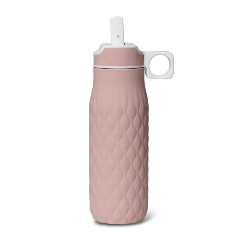Nuuroo - Nima silicone drinking bottle 400 ml - Woodrose