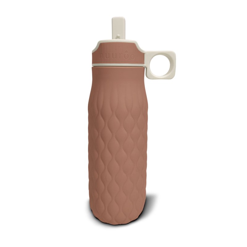 Nuuroo - Nima silicone drinking bottle 400 ml - Chocolate malt
