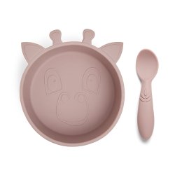 Nuuroo - Elia silicone dinner set 2-pack - Woodrose