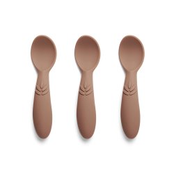 Nuuroo - Ella silicone spoon 3-pack - Chocolate malt