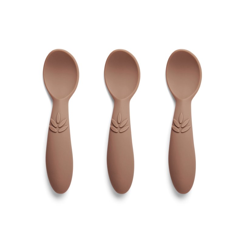 Nuuroo - Ella silicone spoon 3-pack - Chocolate malt