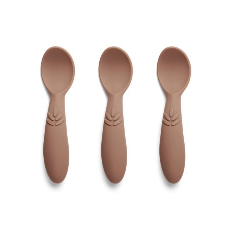 Nuuroo - Ella silicone spoon 3-pack - Chocolate malt