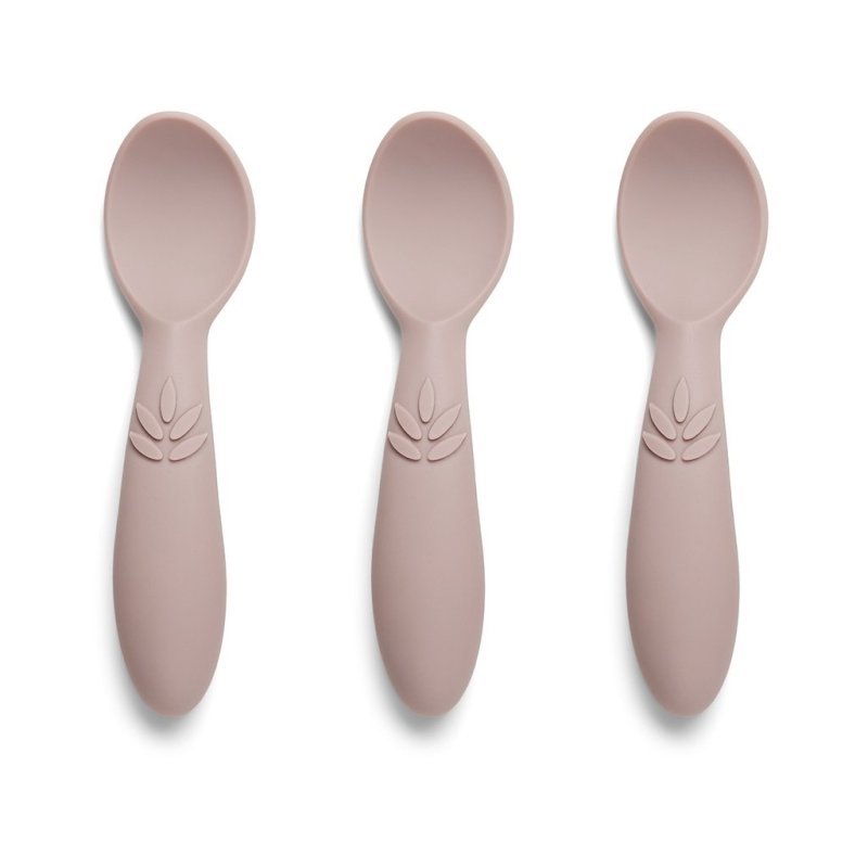 Nuuroo - Ella silicone spoon 3-pack - Woodrose