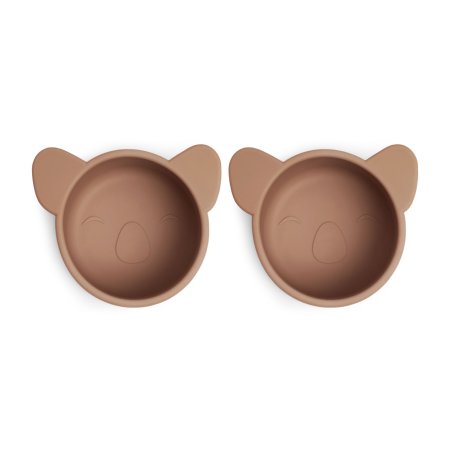 Nuuroo - Rosa silicone snack box small 2-pack - Chocolate malt