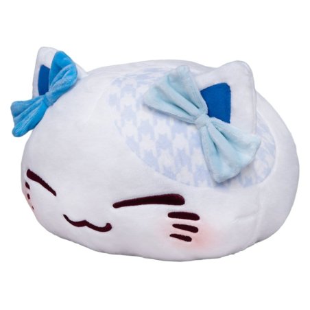 Nemuneko Plush Figure Cat Ribbon Big Blue Ver. 30 cm
