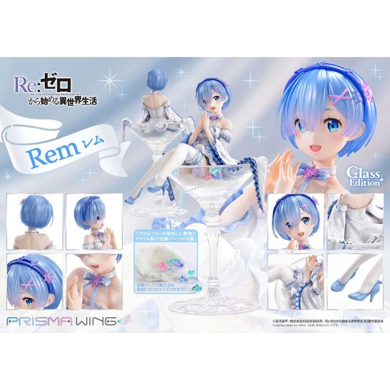 Re:Zero - Starting Life in Another World statuette PVC 1/7 Prisma Wing Rem Glass Edition 23 cm
