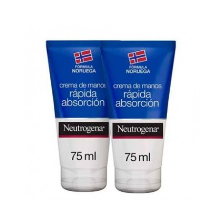 Neutrogena Double Hand Cream Fast Absorption 75ml - Pack of 2