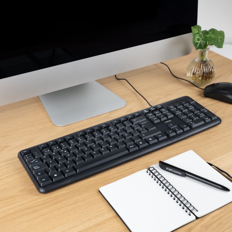 TooQ TQK-2002-B keyboard Universal USB Black
