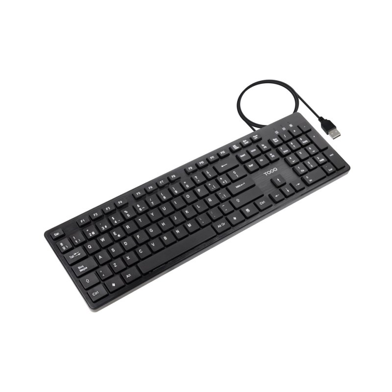 TooQ TQK-2003-B keyboard Universal USB Black