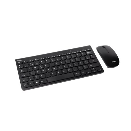 TooQ TQKMW-3101-B keyboard Mouse included Universal RF Wireless Black