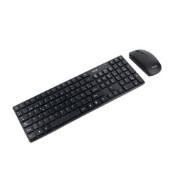 TooQ TQKMW-3102-B keyboard Mouse included Universal RF Wireless Black