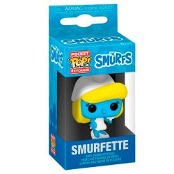 Les Schtroumpfs présentoir porte-clés Pocket POP! Vinyl Smurfette 4 cm (12)