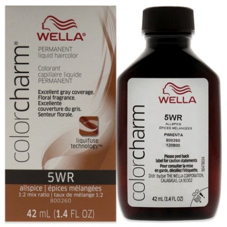 Wella Color Charm Permanent Liquid Hair Color 5WR Allspice 1.42 oz