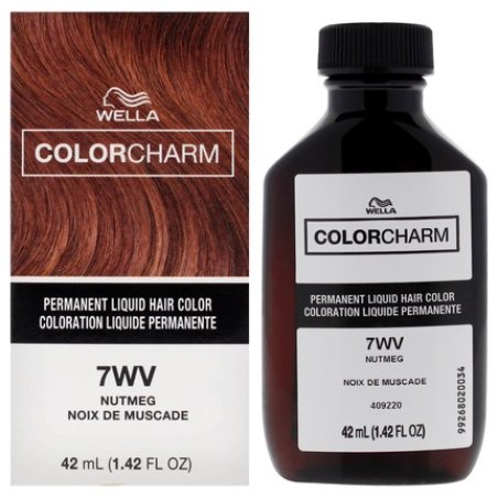 Wella Color Charm Permanent Liquid Hair Color 7WV Nutmeg 1.42 oz