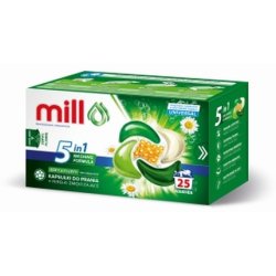 MILL PRO 5k laundry capsules UNIVERSAL softening beads 25 pcs (bulk pack of 8)
