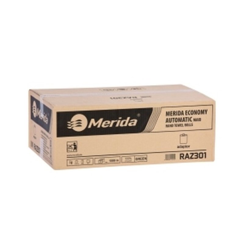 Merida Green Paper Towels 250m 1-Ply - Pack of 6