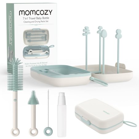Momcozy 255759 Goupillon Vert, Blanc
