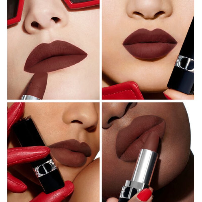 Dior Rouge The Refill Lipstick 400 Nude Line velvet finish