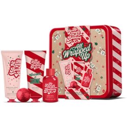 The Luxury Bathing Company Gift Mini Body Care Set in Tin - Christmas Treats Cocoa & Vanilla
