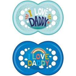 MAM I Love Daddy 170S Silicone Pacifier Boy 2 Pieces