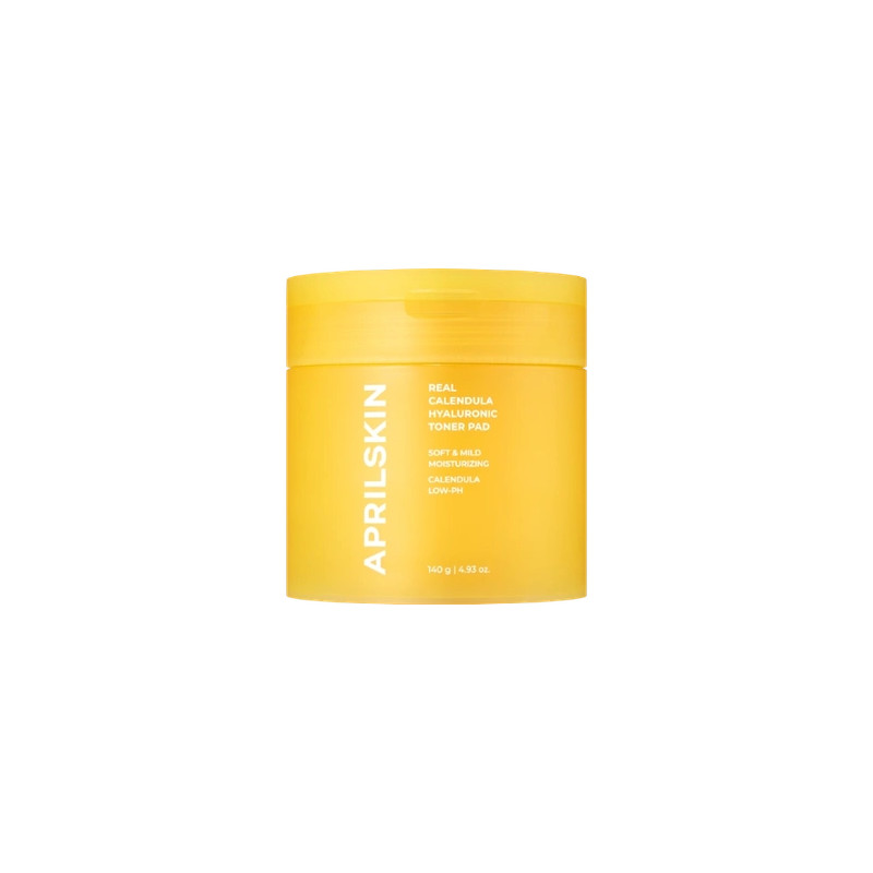 Aprilskin Real Calendula Hyaluronic Toner Pad 60 Pads 140g