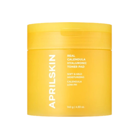 Aprilskin Real Calendula Hyaluronic Toner Pad 60 Pads 140g
