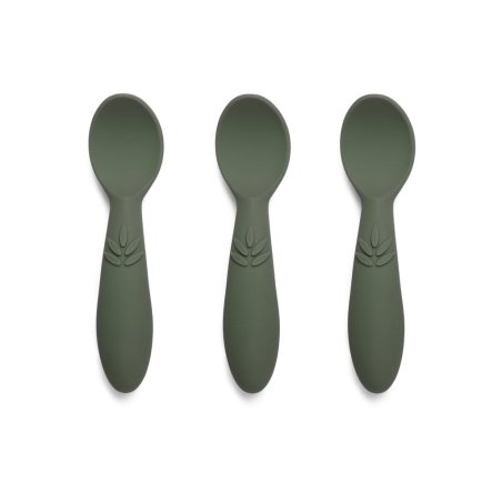 Nuuroo - Ella silicone spoon 3-pack - Dusty green