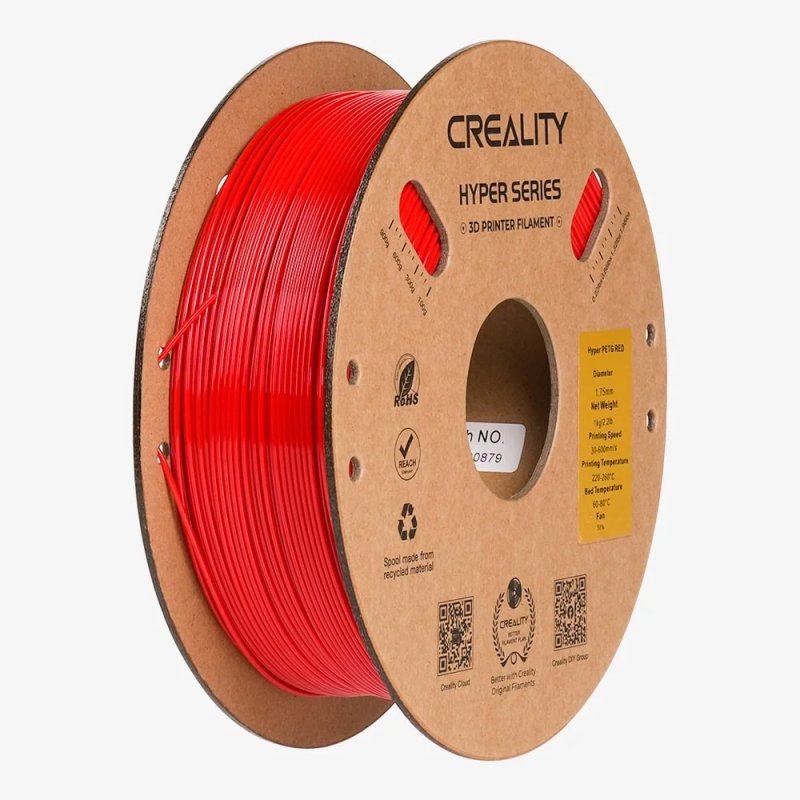 Creality 3301030072 3D printing material Polyethylene Terephthalate Glycol (PETG) Red 1 kg