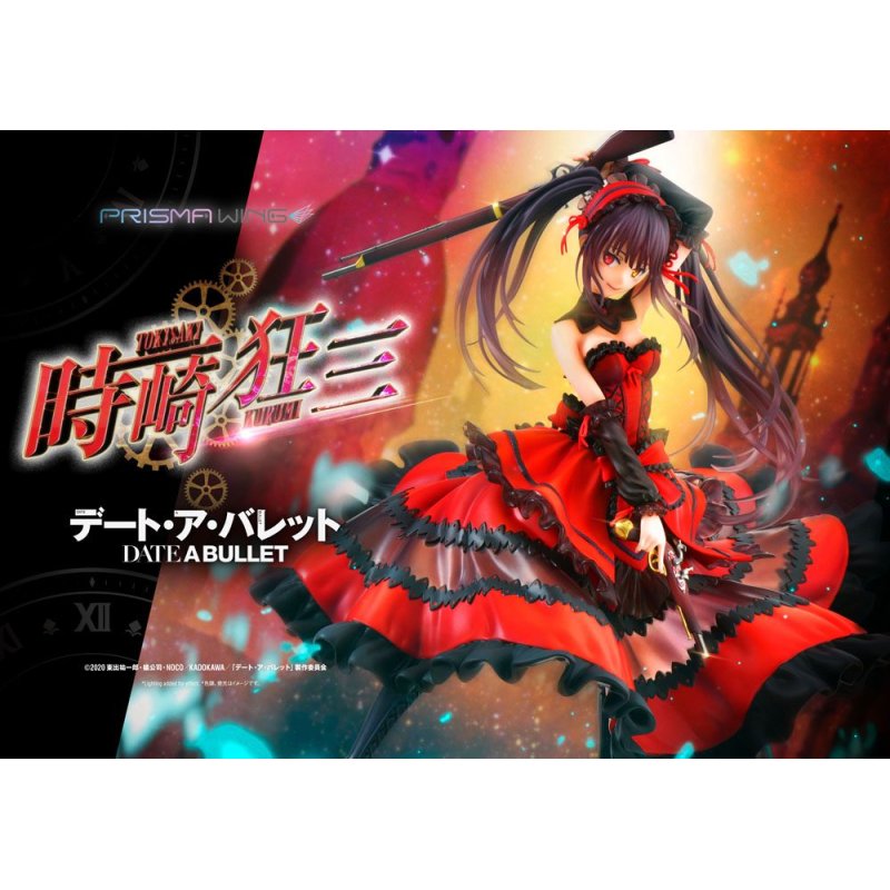 Date A Live Fragment: Date A Bullet statuette PVC 1/7 Prisma Wing Kurumi Tokisaki 27 cm