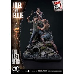 The Last of Us Part I statuette Ultimate Premium Masterline Series Joel & Ellie Deluxe Bonus Version (The Last of Us