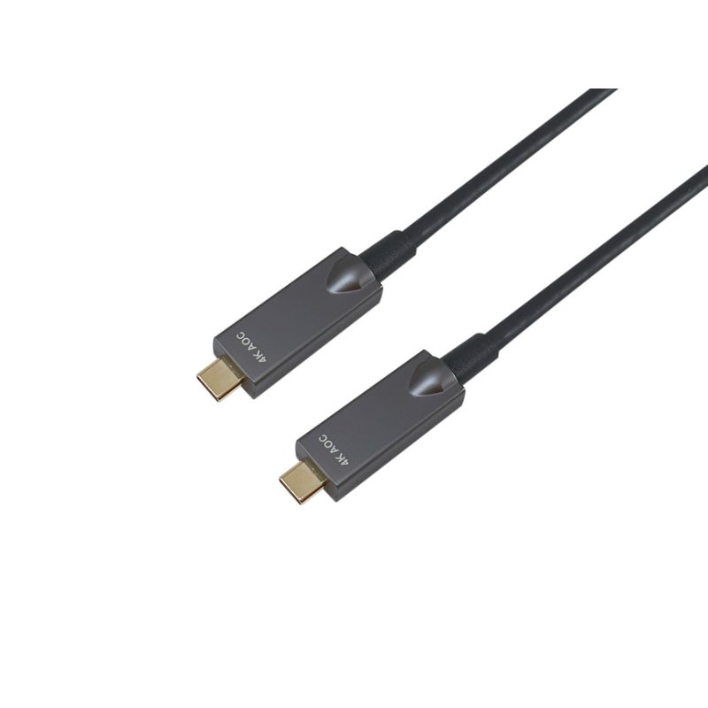 Equip Kabel USB-C3.2-C AOC 4K PD60W St/St 7.50m schwarz