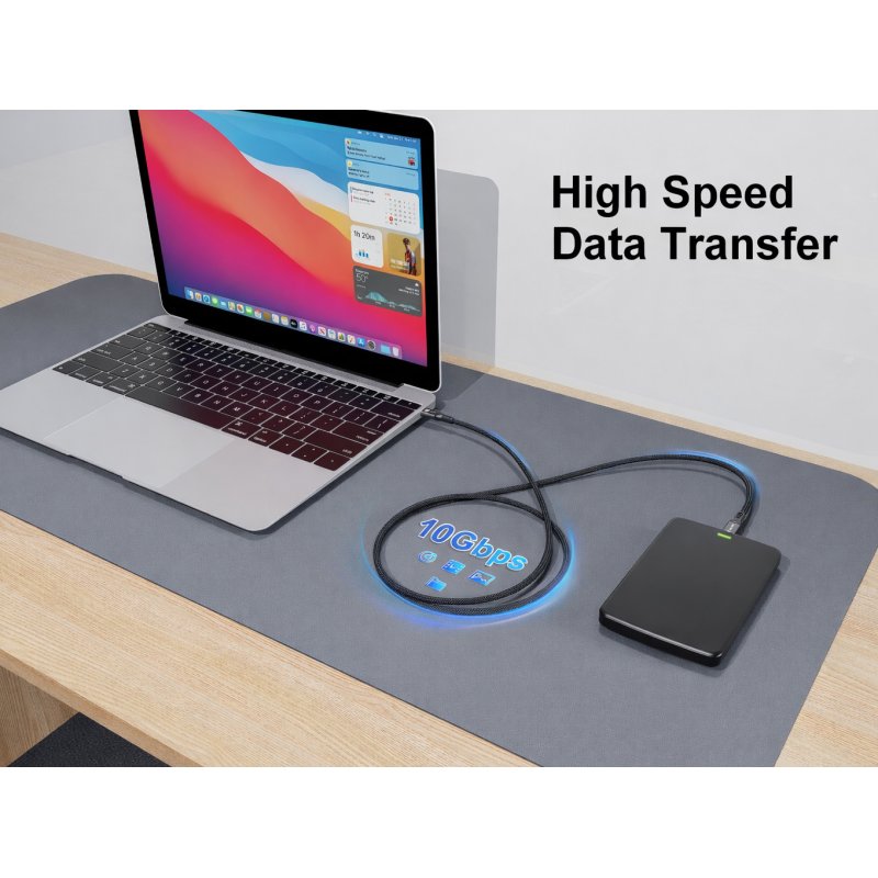 Equip 119464 câble USB USB 3.2 Gen 2 (3.1 Gen 2) 7,5 m USB C 10 Gbit/s 60 W Noir