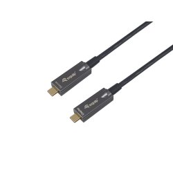 Equip Kabel USB-C3.2-C AOC 8K PD60W St/St 7.50m schwarz