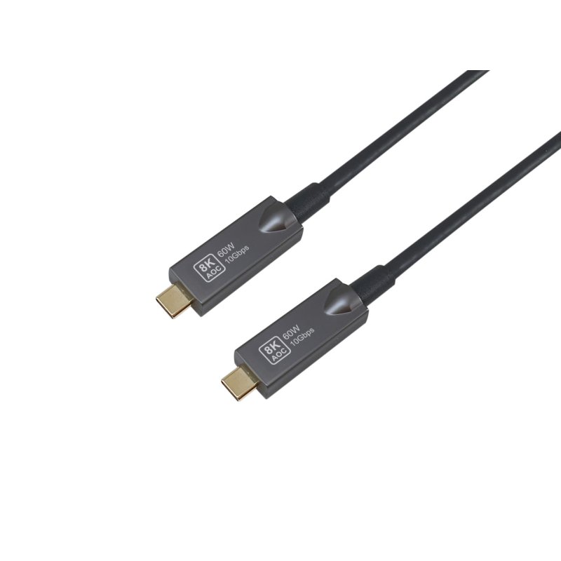 Equip Kabel USB-C3.2-C AOC 8K PD60W St/St 7.50m schwarz