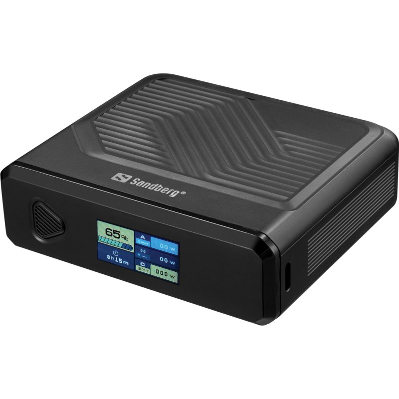 Sandberg 421-25 banque d'alimentation électrique Lithium Polymère (LiPo) 20000 mAh Recharge sans fil Noir
