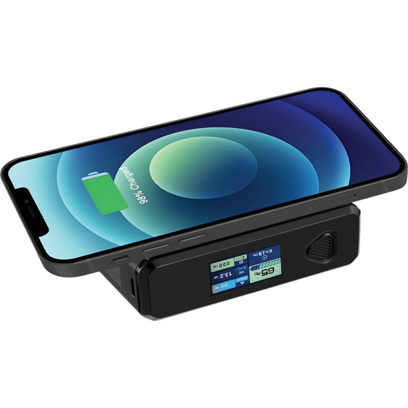 Sandberg 421-25 banque d'alimentation électrique Lithium Polymère (LiPo) 20000 mAh Recharge sans fil Noir