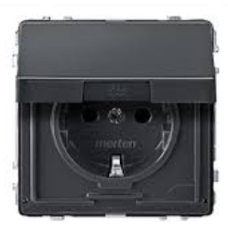 Merten MEG2310-7214 socket-outlet Type F Anthracite