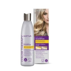 KATIVA Color Therapy Anti Yellow Effect Shampoo 250 ml Shampoing Non-professionnel Femmes