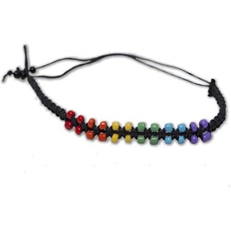 PRIDE - LGBT FLAG BEADED BRACELET