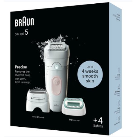 Braun Silk-epil 5 SE5-050 Epilator White/Pink